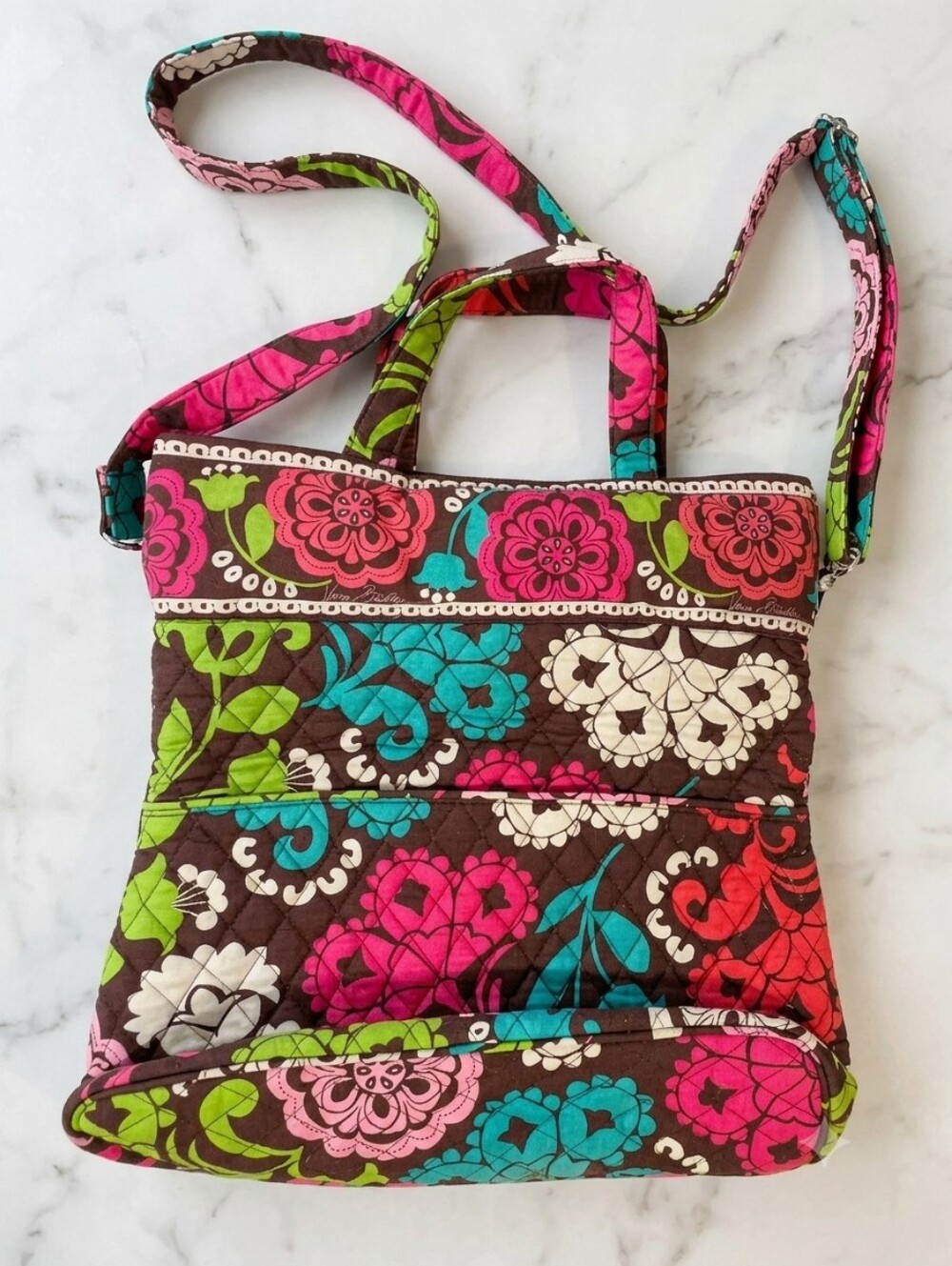 Vera Bradley Lola Quilted Convertible Crossbody/Handbag
